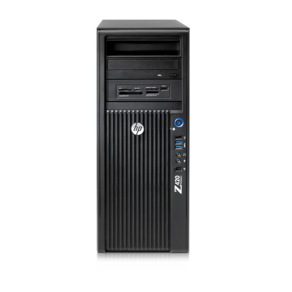 HP Z420 Workstation, Intel Xeon E5-1620 V2, 24GB RAM, 240 GB SSD, Quadro K600, DVD, Win 10 Pro