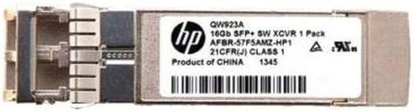 HPE QW923A 16Gb Fibre Channel Short Wave SFP + Transceiver Module