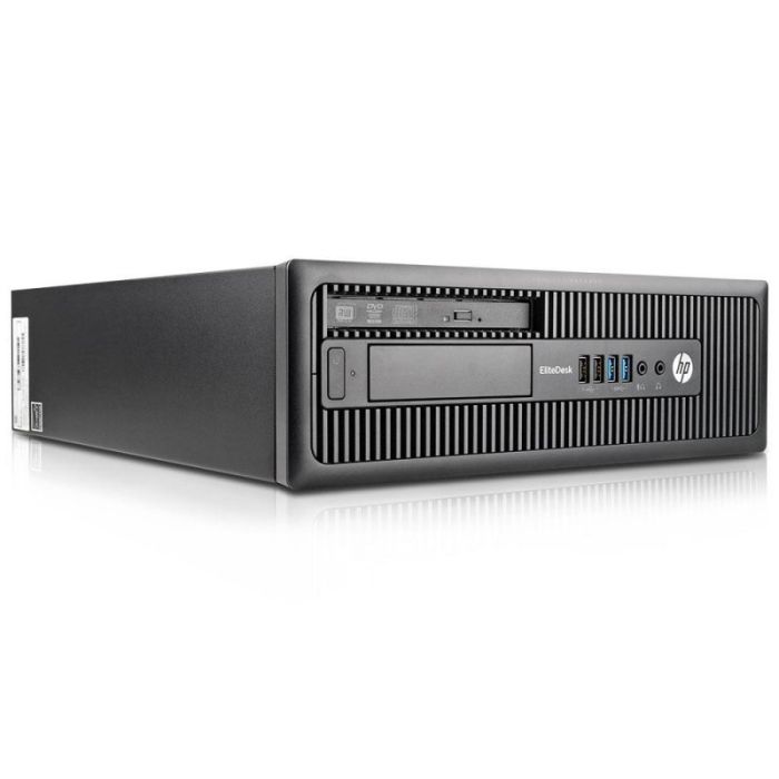 HP EliteDesk 800 G1 SFF, Intel Core i7-4770 3,40GHz, 8GB DDR3, 128GB SSD, DVD, Win 10 Pro