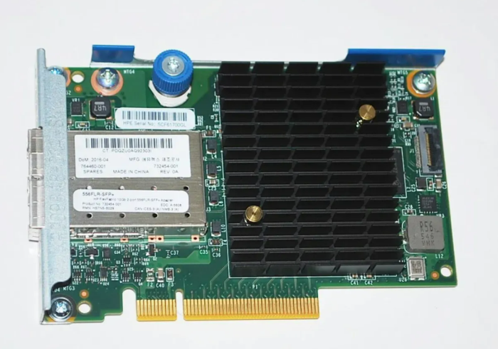HPE 727060-B21 FlexFabric 10Gbps Dual Port 556FLR-SFP+ Ethernet Network Adapter